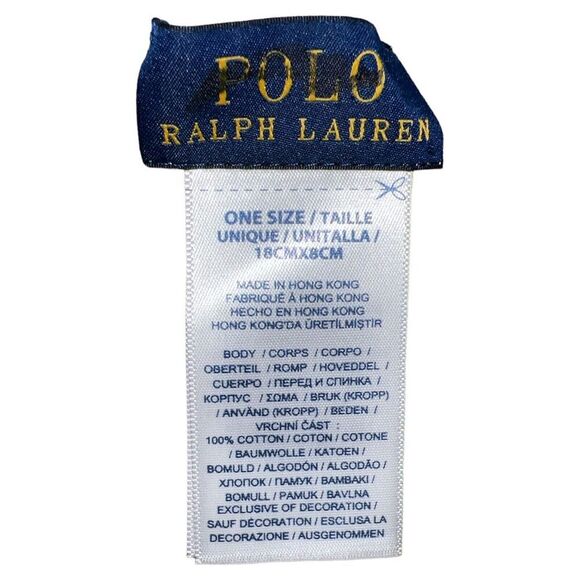 Polo by Ralph Lauren White Mittens with Red Heart Logo - Picture 7 of 9